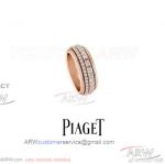 AAA Copy Piaget Possession Rose Gold Diamond Turning Ring